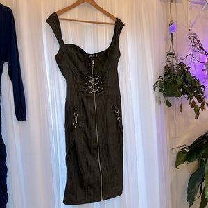 Vintage Piece of Work Lip Service Wiggle Dress